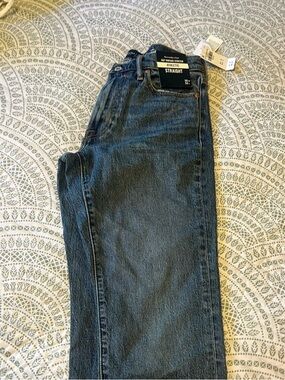 Abercrombie & Fitch Men's Dark Blue Straight Jeans